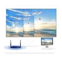 Le lecteur de réseau multimédia à écran LED A100 prend en charge la sortie 4K 60Hz médias vidéo d'entreprise en libre-service pour centre commercial