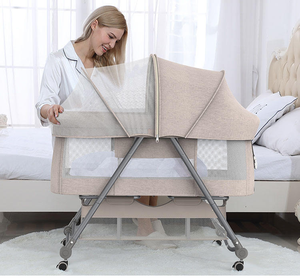 <span class=keywords><strong>Lit</strong></span> bébé pliant personnalisé, <span class=keywords><strong>lit</strong></span> <span class=keywords><strong>de</strong></span> <span class=keywords><strong>voyage</strong></span> portable classique pour nourrisson, berceau cododo très populaire, parc <span class=keywords><strong>de</strong></span> jeu pour nouveau-né - Product Image 2