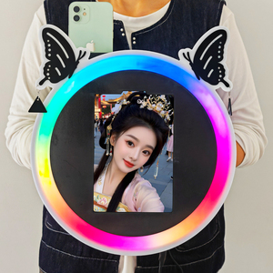 บูธถ่ายภาพเซลฟี่ขนาดเล็กสำหรับ <span class=keywords><strong>iPad</strong></span> ไฟ RGB สร้างบรรยากาศสำหรับสตูดิโอเต้นรำและภาพถ่ายปาร์ตี้ - Product Image 3