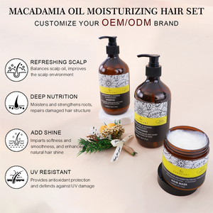 Shampooing et après-shampooing personnalisés avec logo, rafraîchissant pour le cuir chevelu, équilibrant le pH, contrôlant l'excès de sébum, nourrissant et pour une brillance saine - Product Image 4