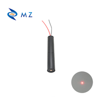 Module de diode laser à point rouge de qualité industrielle, à faible consommation d'énergie, compact, D16mm, 650nm, 1mW, classe 2, lentille en verre de haute qualité, vente chaude