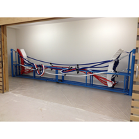 Anneau de boxe pliable 4x4m 1 minute assemblage rapide et conception portable pliable parfait pour un usage domestique en salle de sport