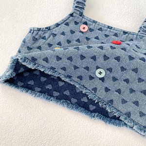 Sommer Baby Mädchen Kinder Jeans-Anzug Niedliches Ärmelloses Top mit Rock 2-teiliges Set Süße Kinderkleidung - Product Image 5