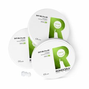 Disco de Zirconia Multicapa de Alta Intensidad 4D Rondcera SHT-ML Pro para Fresadora Roland, Material de Zirconia de Grado Médico - Product Image 1