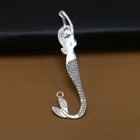 DIY Yourself Unique Design Signet Beadable DIY Handcrafts Serpent Sirène Multiple Formes Métal Beadable Signet pour Perles