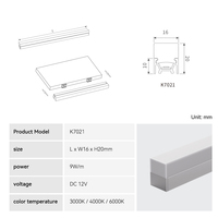 Bandes lumineuses LED en aluminium à détecteur de mouvement pour armoire et miroir, modernes, CRI 90 élevé, écologiques, DC 12V, en plastique, pour la maison, la salle de bain et la penderie