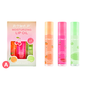 P.TWO.P Set di Oli Labbra Idratanti e Lucidalabbra Fruttati a Marchio Privato - Product Image 1