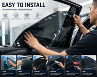 Film teinté pour vitres de voiture de haute qualité 3M, VLT 20%, IRR 97%, nano-céramique, garantie 10 ans, UV 99%, CR20, film teinté noir PET
