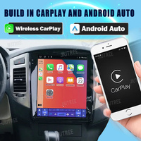 Radio Multimedia para Auto con Pantalla Táctil Qualcomm de 12.1'' y Android 13 para Mitsubishi Pajero 2007-2020, Navegación GPS con Carplay