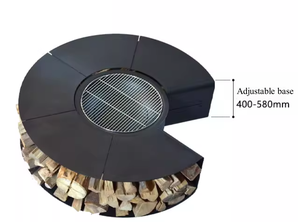 Poêle à bois extérieur de 900mm de diamètre <span class=keywords><strong>Cheminée</strong></span> à feu de joie pour villa Maison Jardin <span class=keywords><strong>Cheminée</strong></span> à bois - Product Image 2