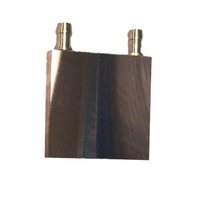 60x60x12mm chasis servidor teléfono ordenador cobre puro bloque de refrigeración por agua CPU GPU Placa de refrigeración por agua Industrial bloque de agua