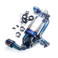Sistema de Escape Trasero Deportivo Valvetronic de Aleación de Titanio para Mitsubishi Lancer Evo X 2.0T 2008-2015