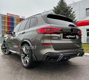 Difusor trasero de fibra de carbono estilo LD de alta calidad para <span class=keywords><strong>BMW</strong></span> G05 <span class=keywords><strong>X5</strong></span> <span class=keywords><strong>40i</strong></span> M50i Pre Lci 2019-2022 Kit de carrocería de labio divisor de parachoques trasero - Product Image 3