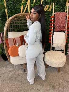 Nuevos conjuntos de Sudadera con capucha de 2 piezas, trajes de mujer, la moda y pantalones de chándal con cremallera a Sudadera con capucha, conjuntos de chándal de dos piezas para otoño e invierno, chándales 2024 - Product Image 6