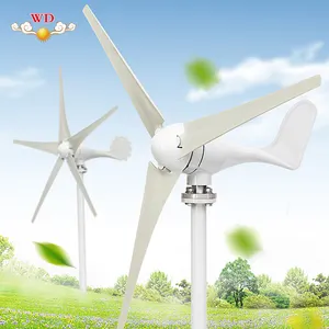 Turbina eólica para venda, melhor qualidade, 100w 200w 300w 500w, eixo horizontal, turbina eólica pequena para casa