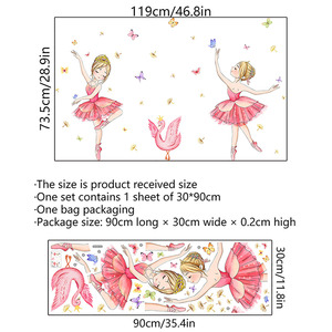 Décorations autocollantes personnalisées pour enfants, pour la maison, en PVC, amovibles, grandes impressions, vinyle imperméable, autocollants décoratifs, art mural - Product Image 5