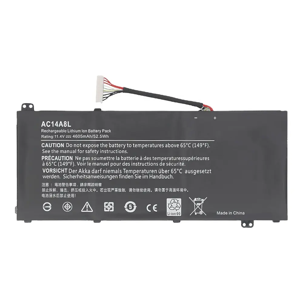 Best Selling Battery AC14A8L for ACER Aspire VN7-571 VN7-571G Li-polymer Laptop Battery