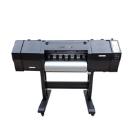 Stabil 60 70 DTF Printer XP600 I1600 I3200 dengan mesin pengering Shaker Tshirt mesin cetak untuk tekstil garmen bisnis kecil