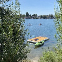 Plateforme flottante Leisure Land 322 pour jet-ski, ponton, quai, flotteurs de queue de bateau, plateforme aquatique pour yachts