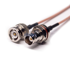 Cable BNC a BNC, Conector Coaxial Macho Hembra, Conector Jack SDI Pin RG316, Mini Conector para Cámara, 50 Ohmios, Cables RG58 - Product Image 2