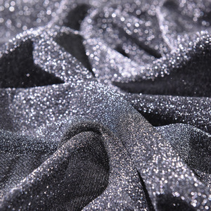 Di lusso tessuto scintillante Tejido Brillante abito da sera pizzo <span class=keywords><strong>Lurex</strong></span> tessuto Jijimi tessuto per abito formale - Product Image 6