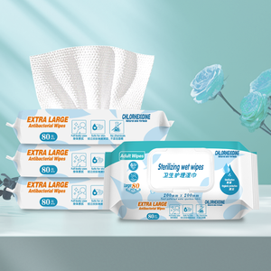 Custom Private Label 80PCS Eco Friendly Limpeza Toalhetes Adulto Cuidados Com A Pele Rinse Free Bathing Use - Product Image 2