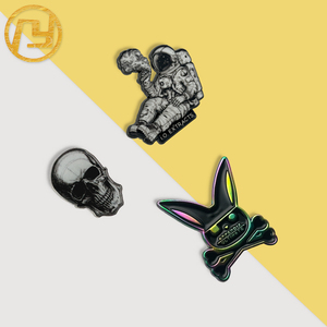 All'ingrosso personalizzabile antico 2D spille <span class=keywords><strong>Ata</strong></span> Design in acciaio inossidabile in lega di zinco alla moda spille vuote per Halloween - Product Image 5