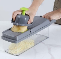 C Vente chaude 2024 Cuisine 12 in1 Manuel Mandoline Fruits Légumes Oignon Dicer USA Hachoir À Légumes Accessoires De Cuisine