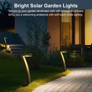 Lámpara Solar LED para Jardín, Lámpara de Suelo para Exteriores, Parques y Jardines, Resistente al Agua IP65, Luz de Paisaje con Energía Solar (Paquete de 4) - Product Image 5