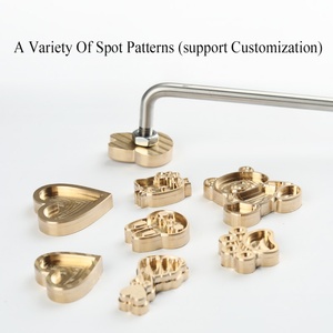 Moule de découpe en cuivre pour fer à souder, pour sceau de cuir, sceau à chaud, marque de commerce et gravure sur cuivre - Product Image 2