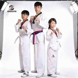 Vente flash - Combinaison d'arts martiaux respirante de haute qualité Woosung - Uniforme de <span class=keywords><strong>Taekwondo</strong></span> - Dobok coréen - Product Image 4