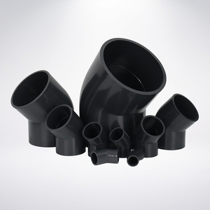 Produits de l'industrie chimique en <span class=keywords><strong>PVC</strong></span> <span class=keywords><strong>45</strong></span> degrés <span class=keywords><strong>coude</strong></span> tuyau chimique raccord de tuyau d'alimentation en eau - Product Image 5