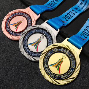 Wholesale <strong>Cheap</strong> Design Your Own Blank Zinc Alloy 3D Gold Award Marathon Running Custom Metal Sport <strong>Medal</strong> - Product Image 1