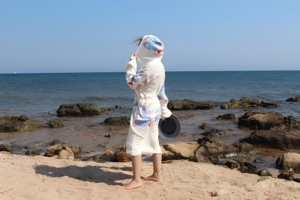 Albornoz con Capucha de Algodón Muselina Turca, de Secado Rápido, Ecológico, Colorido, Suave, para el Hogar, la Playa, el Spa, para Mujeres y Hombres, Talla Personalizada, para Uso Diario - Product Image 6