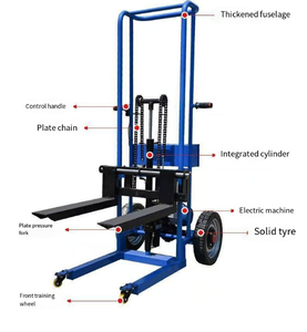 Tegeltrolley Om Het Cementtransportvoertuig Ter Plaatse Te Vervoeren, Volledig Elektrische Tijgerlift Hydraulische Laadwagen - Product Image 2