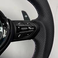 Setir Mobil Kulit Kustom untuk BMW F80 F10 F15 M4 M5 M6 X3 X4 E70 E90 M3 F30 F32 Suku Cadang Interior Mobil