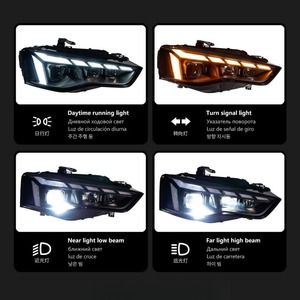 Faros delanteros mejorados A5 para Audi 2012-2016 A5 LED faro proyector lente animación DRL señal dinámica faros luces modificadas - Product Image 2