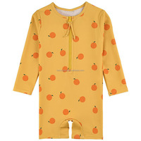 Vente en gros Enfants Bébés Imprimé Une Pièce Uv Costume Garçons Élastique Cordon Short De Bain Rash Guard Ensemble