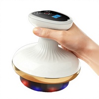 Masseur à ventouses intelligent rechargeable, appareil de thérapie par aspiration réglable avec chaleur pour soulager les muscles et améliorer la circulation sanguine