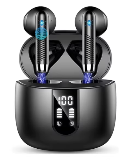 Free Sample Waterproof Wireless Earbuds Bluetooth 5.3 Headphones Deep Bass Bluetooth Earbuds with 4 Mics In-ear Headphones