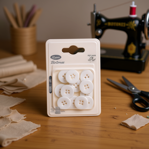 Bottoni Ilan 20 mm 4 fori 12 pezzi per cucito e artigianato - Product Image 2