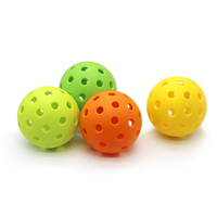 Pelota de Pickleball Personalizada con Logotipo, MOQ Bajo, TPE PE, 26/40 Orificios, para Interior y Exterior