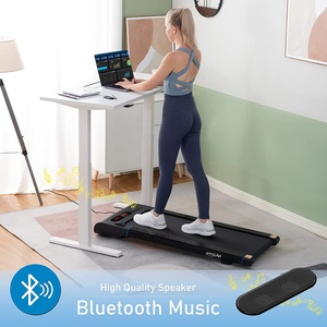 Tapis de course plat sous le tapis roulant de bureau tapis de marche tapis de course pour la salle de sport à domicile affichage LED capteurs à ultrasons équipés - Product Image 2
