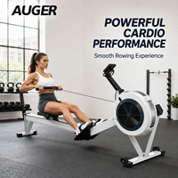Rameur à air commercial pour entraînement cardio complet du corps, équipement de fitness avec moniteur de performance