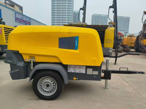 Compressore d'aria portatile trainabile XAS88 con motore diesel a vite, 185 CFM, 100 psi, 7 bar, per edilizia, 380V - Product Image 2
