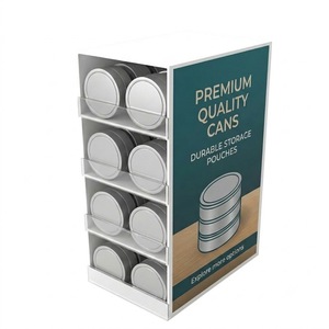 Vitrine d'exposition en acrylique multicouche moderne et écologique sur mesure, 3 étagères, pour la vente au détail - Vente en gros usine - Product Image 1