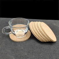 Prix bon marché sous-verres en bois ensemble vaisselle décoration de Table tapis et tampons sous-verres en bois souple thé liège sous-verre