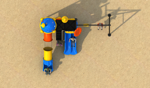 Le parc d'attractions à bas prix d'équipement extérieur commercial de terrain de jeu monte des jeux pour des enfants comprenant des glissières <span class=keywords><strong>en</strong></span> plastique <span class=keywords><strong>en</strong></span> acier - Product Image 5