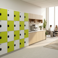 Casier facile direct d'usine pour le stockage de gymnase et d'école Armoire personnalisée en plastique ABS avec structure KD Stockage de colis étanche