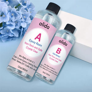 مجموعة كريستال 16 أونصة للمجوهرات اليدوية المصبوبة بنفسك ، طلاء الخشب المصبوب ، اختيار رائع ، مواد مانعة للتسرب لاصقة للأعمال الخشبية - Product Image 1